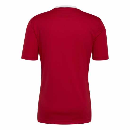 Adidas Entrada 22 Short Sleeve Jersey Top Mens Red 