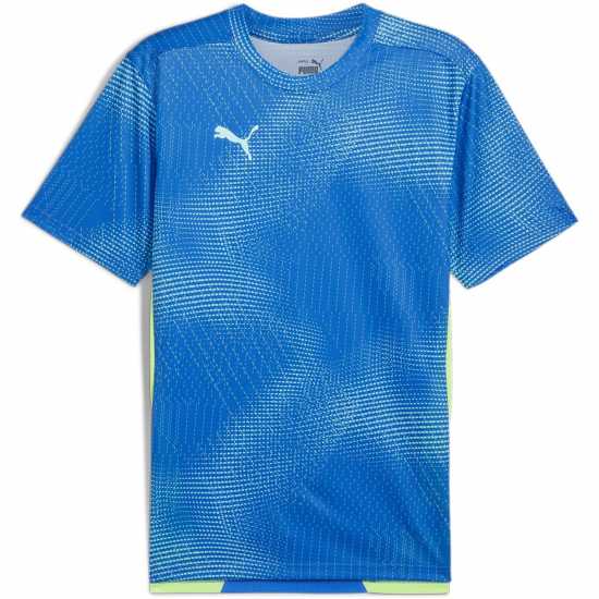 Мъжки тениски и фланелки Puma Мъжка Риза Final Shirt Mens Синьо/Лайм Puma Мъжка Риза Final Shirt Mens Синьо/Лайм Мъжки тениски и фланелки