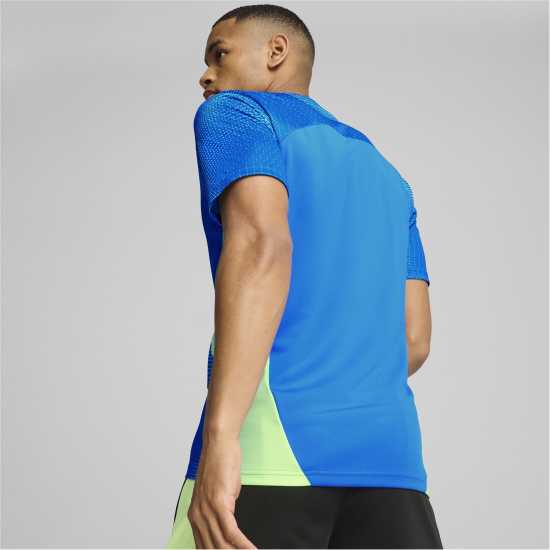 Мъжки тениски и фланелки Puma Мъжка Риза Final Shirt Mens Синьо/Лайм Puma Мъжка Риза Final Shirt Mens Синьо/Лайм Мъжки тениски и фланелки