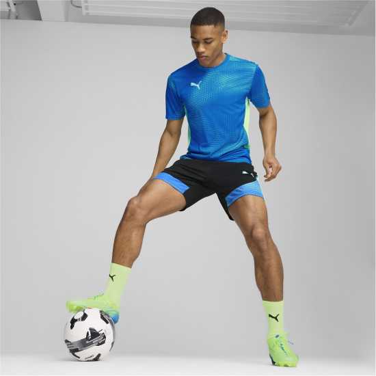 Мъжки тениски и фланелки Puma Мъжка Риза Final Shirt Mens Синьо/Лайм Puma Мъжка Риза Final Shirt Mens Синьо/Лайм Мъжки тениски и фланелки