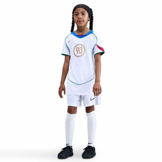 Детски тениски и фланелки Nike Total 90 Energy Shirt Juniors White/Blue Nike Total 90 Energy Shirt Juniors White/Blue Детски тениски и фланелки