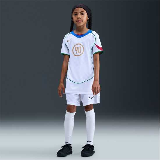 Детски тениски и фланелки Nike Total 90 Energy Shirt Juniors White/Blue Nike Total 90 Energy Shirt Juniors White/Blue Детски тениски и фланелки