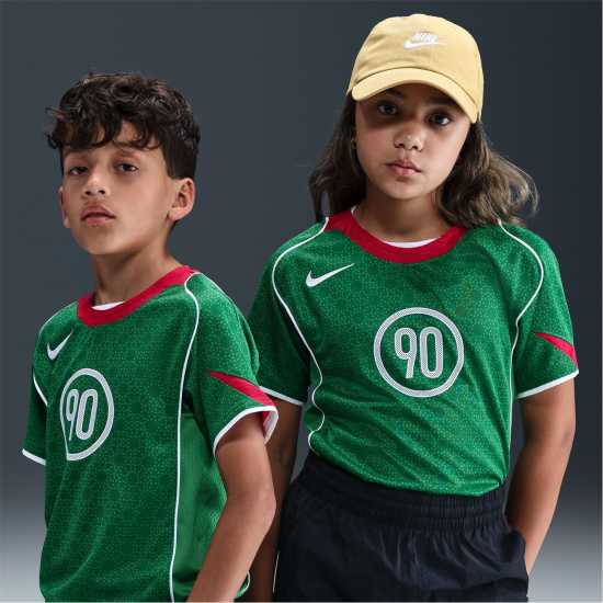 Nike Total 90 Energy Shirt Juniors Green/Red Детски тениски и фланелки