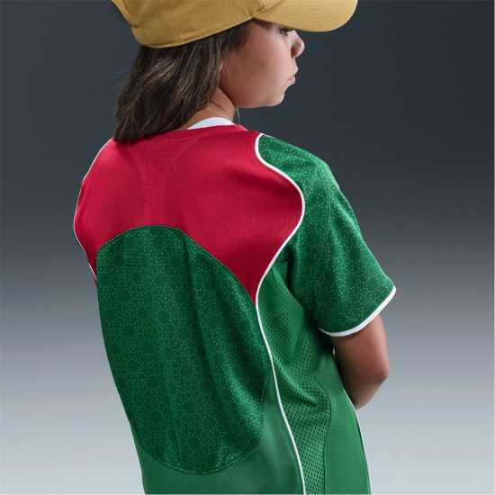 Nike Total 90 Energy Shirt Juniors Green/Red Детски тениски и фланелки