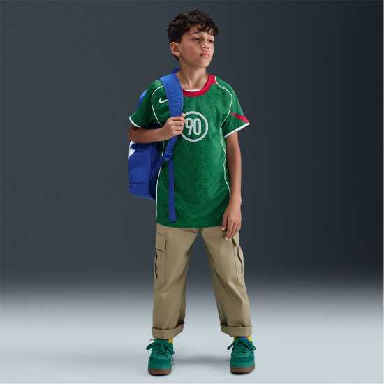 Nike Total 90 Energy Shirt Juniors Green/Red Детски тениски и фланелки