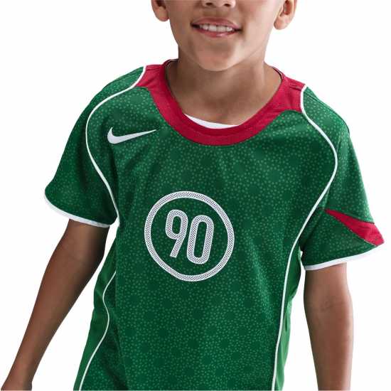 Nike Total 90 Energy Shirt Juniors Green/Red Детски тениски и фланелки