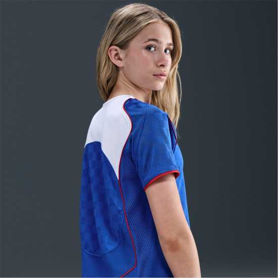Nike Total 90 Energy Shirt Juniors Blue/White Детски тениски и фланелки