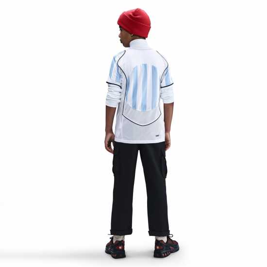 Nike Total 90 Energy Shirt Juniors White/Blue Детски тениски и фланелки