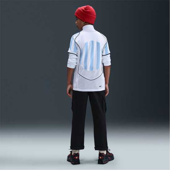 Nike Total 90 Energy Shirt Juniors White/Blue Детски тениски и фланелки