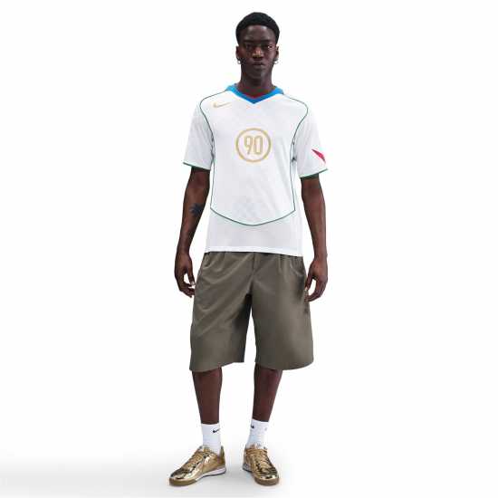 Nike Total 90 Energy Shirt Adults White/Blue Мъжки тениски и фланелки