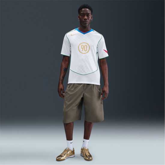 Nike Total 90 Energy Shirt Adults White/Blue Мъжки тениски и фланелки