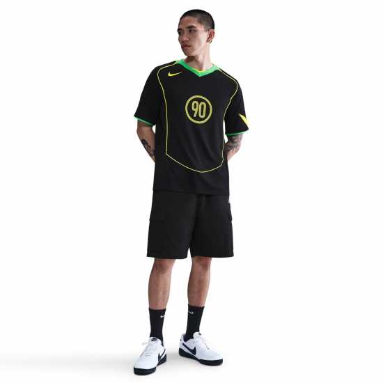 Мъжки тениски и фланелки Nike Total 90 Energy Shirt Adults Black/Green Nike Total 90 Energy Shirt Adults Black/Green Мъжки тениски и фланелки