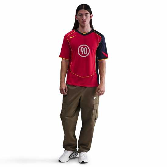 Nike Total 90 Energy Shirt Adults Red/Navy Мъжки тениски и фланелки