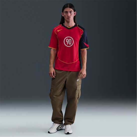 Nike Total 90 Energy Shirt Adults Red/Navy Мъжки тениски и фланелки