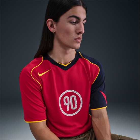 Nike Total 90 Energy Shirt Adults Red/Navy Мъжки тениски и фланелки