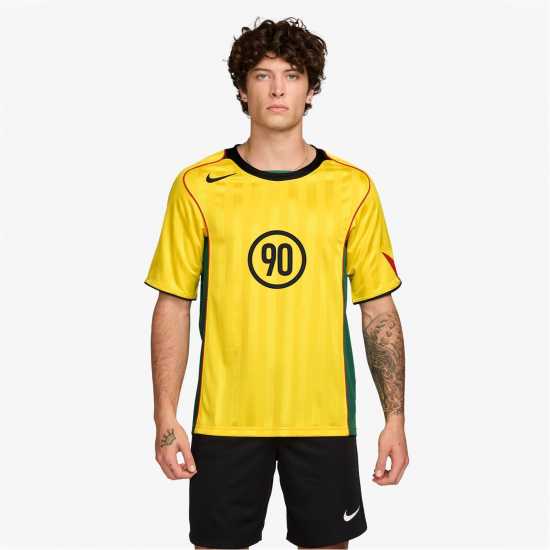 Nike Total 90 Energy Shirt Adults Yellow/Green Мъжки тениски и фланелки