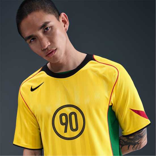 Nike Total 90 Energy Shirt Adults Yellow/Green Мъжки тениски и фланелки