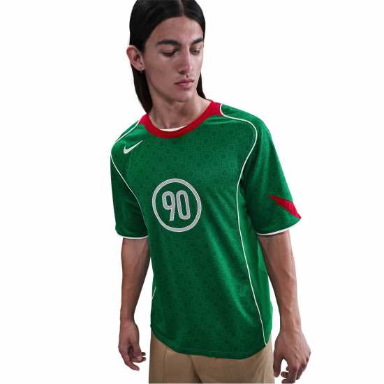 Nike Total 90 Energy Shirt Adults Green/Red Мъжки тениски и фланелки