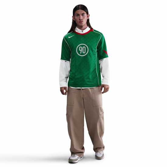 Nike Total 90 Energy Shirt Adults Green/Red Мъжки тениски и фланелки