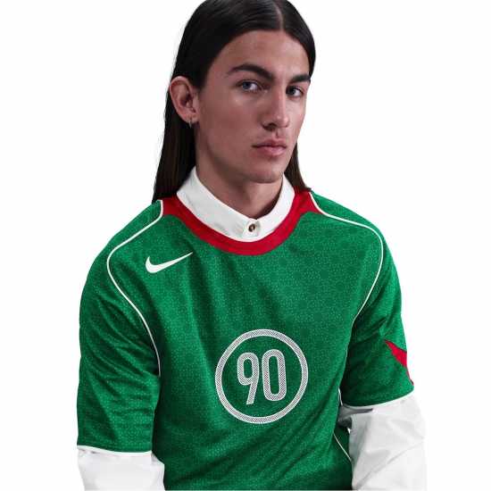 Nike Total 90 Energy Shirt Adults Green/Red Мъжки тениски и фланелки