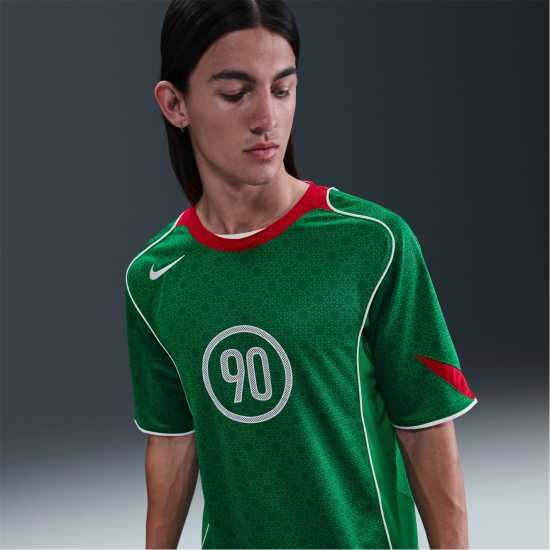 Nike Total 90 Energy Shirt Adults Green/Red Мъжки тениски и фланелки