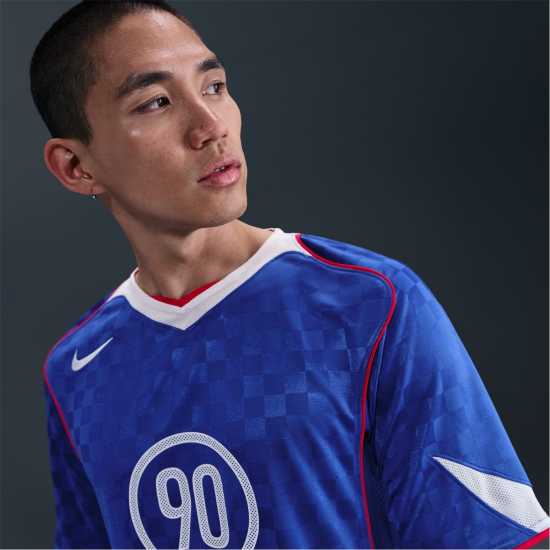 Мъжки тениски и фланелки Nike Total 90 Energy Shirt Adults Blue/White Nike Total 90 Energy Shirt Adults Blue/White Мъжки тениски и фланелки