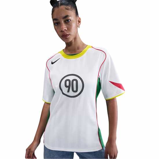 Nike Total 90 Energy Shirt Adults White/Yellow Мъжки тениски и фланелки