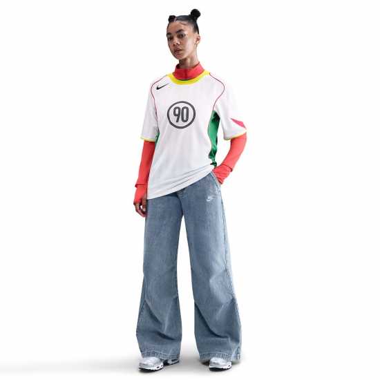 Nike Total 90 Energy Shirt Adults White/Yellow Мъжки тениски и фланелки