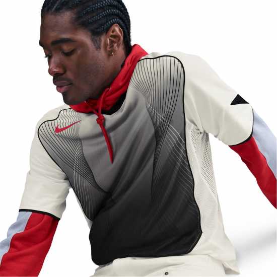 Мъжки тениски и фланелки Nike Мъжка Риза T90 Shirt Mens Beige/Black Nike Мъжка Риза T90 Shirt Mens Beige/Black Мъжки тениски и фланелки