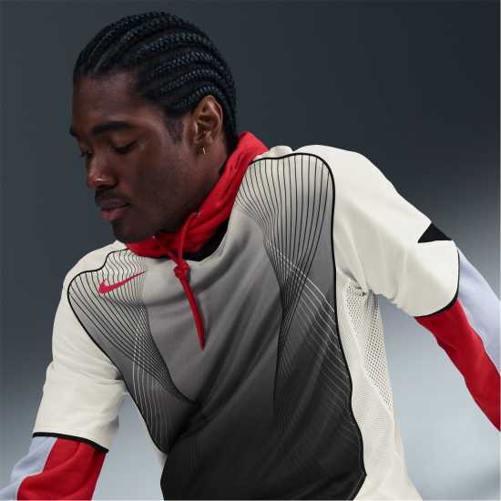 Мъжки тениски и фланелки Nike Мъжка Риза T90 Shirt Mens Beige/Black Nike Мъжка Риза T90 Shirt Mens Beige/Black Мъжки тениски и фланелки