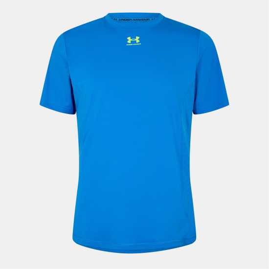 Under Armour Chal Pro Ss Tee Sn53 Blue/Yellow Мъжки тениски и фланелки