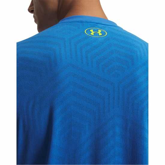 Under Armour Chal Pro Ss Tee Sn53 Blue/Yellow Мъжки тениски и фланелки