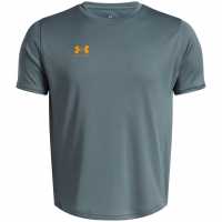 Under Armour Challenger Training T-Shirt Juniors Grey/Orange 