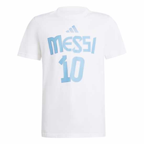 Adidas Messi Name And Number Graphic Tee Kids  Детски тениски и фланелки