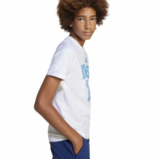 Adidas Messi Name And Number Graphic Tee Kids  Детски тениски и фланелки