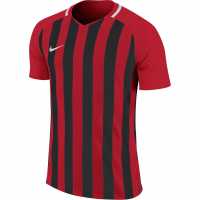 Nike Stripe Division Jersey Mens Red/Black Мъжки тениски с яка