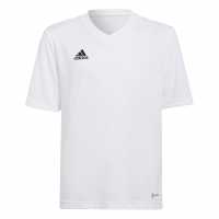 Adidas Ent22 T-Shirt Junior White Детски тениски и фланелки