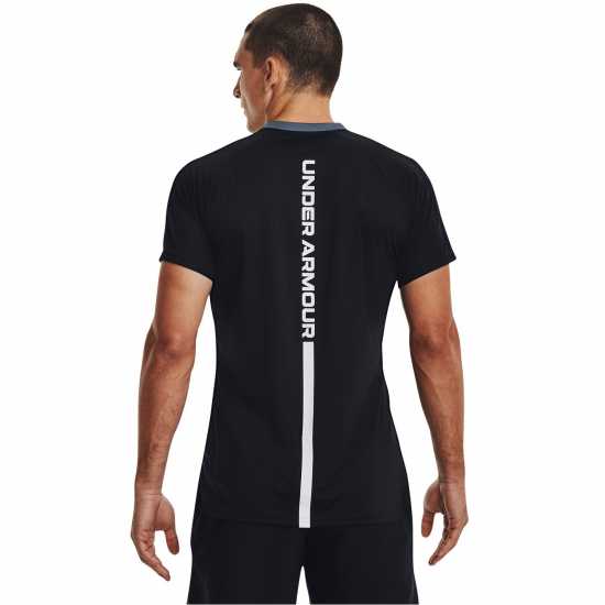 Under Armour Мъжка Тениска Accelerate T Shirt Mens Black Мъжки ризи