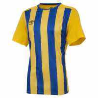 Umbro Sleeve Stripe Jersey SV Yellow/Royal Детски тениски и фланелки
