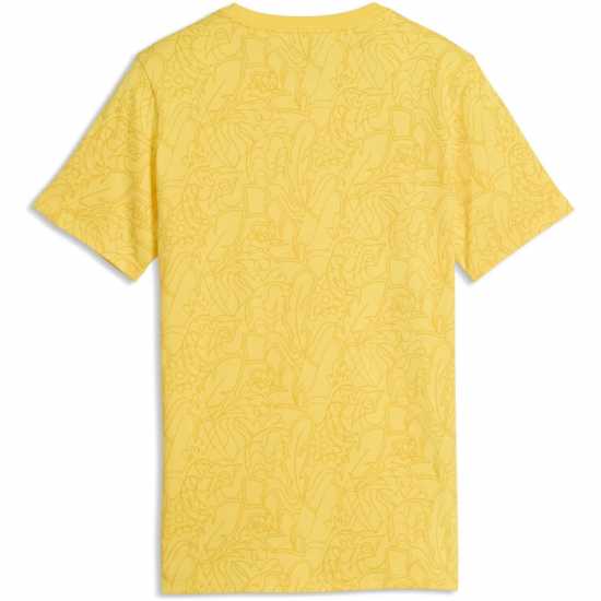 Puma Kids' Short Sleeve Performance T-Shirt Yellow 