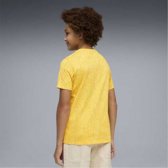 Puma Kids' Short Sleeve Performance T-Shirt Yellow 