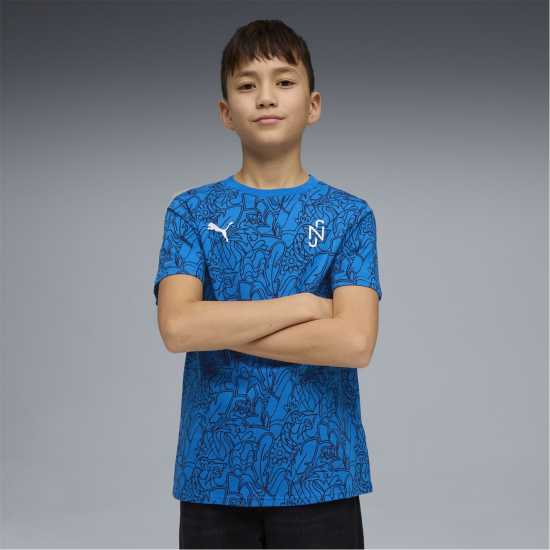 Puma Kids' Short Sleeve Performance T-Shirt Blue 