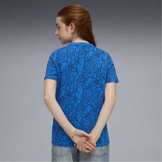 Puma Kids' Short Sleeve Performance T-Shirt Blue 