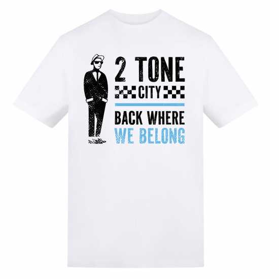 Футболна Топка Awd Printed Adults Coventry Fc Football Fan T-Shirt 2 Tone City 