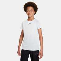 Nike Dri-FIT Academy Big Kids' Short-Sleeve Soccer Top Platinum Детски тениски и фланелки