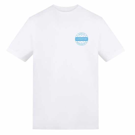 Футболна Топка Awd Printed Adults Coventry Fc Football Fan T-Shirt Made in Cov 