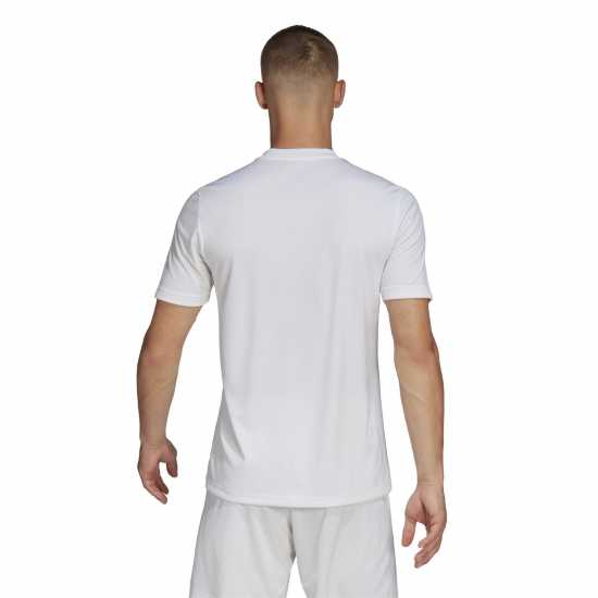 Adidas Ent22 Graphic Jersey Mens White/Grey Мъжки ризи