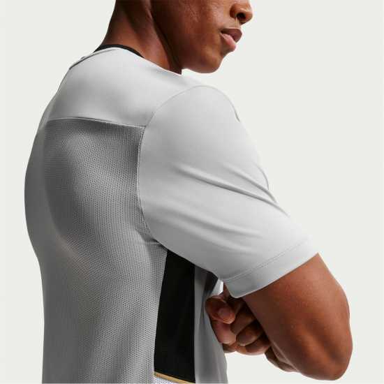 Nike Мъжка Риза Academy Shirt Mens Grey/Gold 