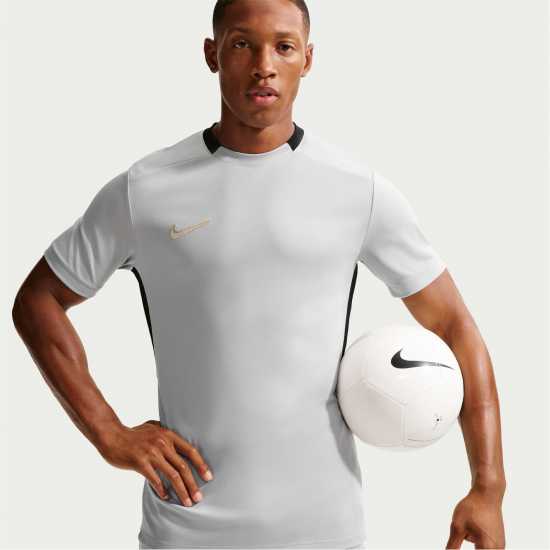 Nike Мъжка Риза Academy Shirt Mens Grey/Gold 
