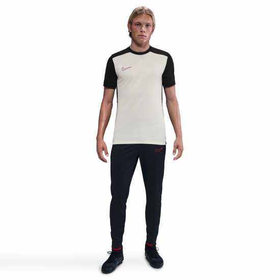 Мъжки тениски и фланелки Nike Мъжка Риза Academy Shirt Mens Beige/Black Nike Мъжка Риза Academy Shirt Mens Beige/Black Мъжки тениски и фланелки